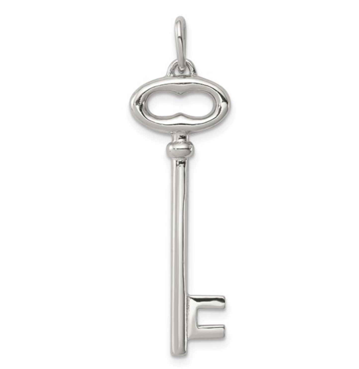 Sterling Silver Key Pendant