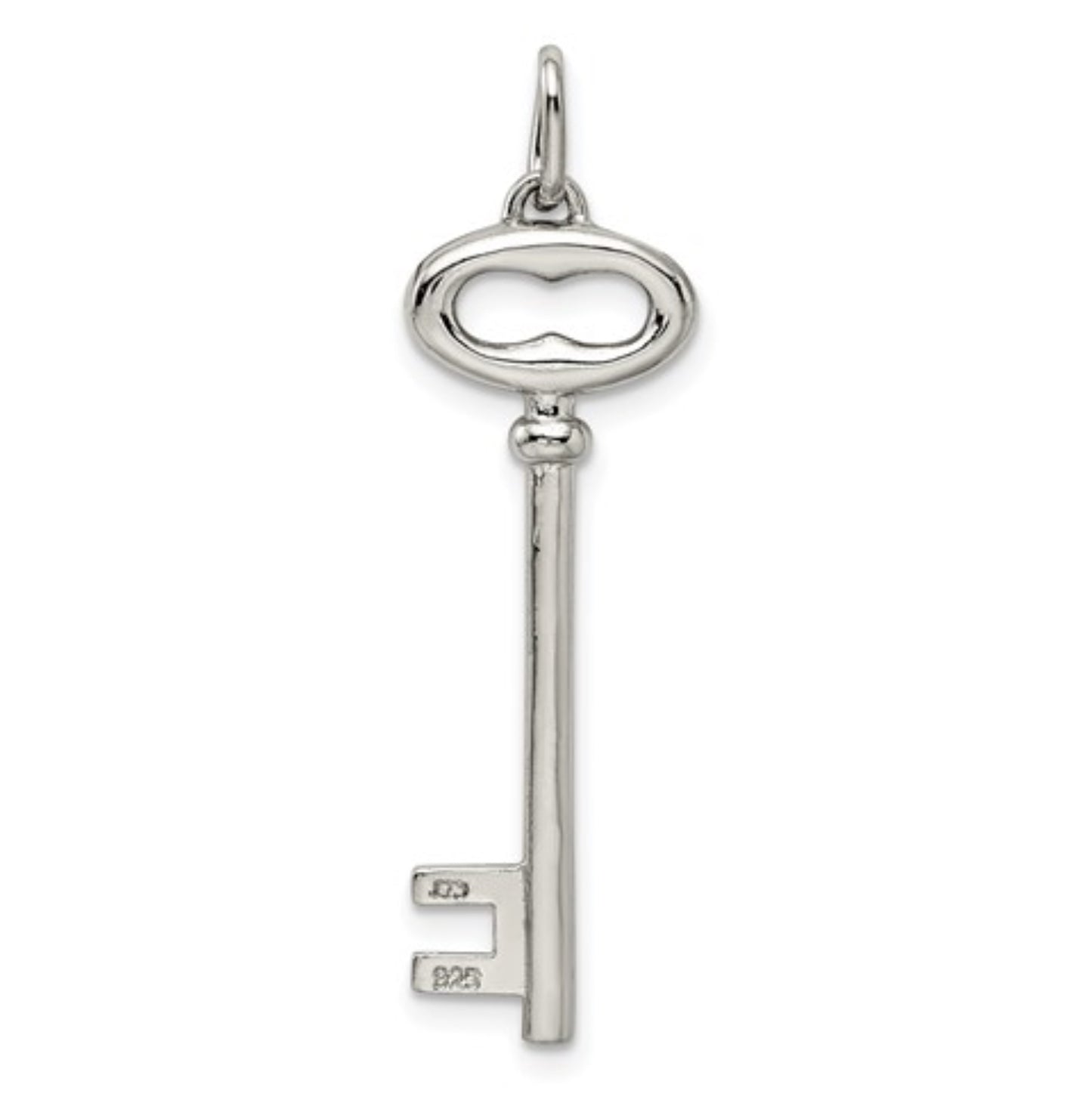 Sterling Silver Key Pendant
