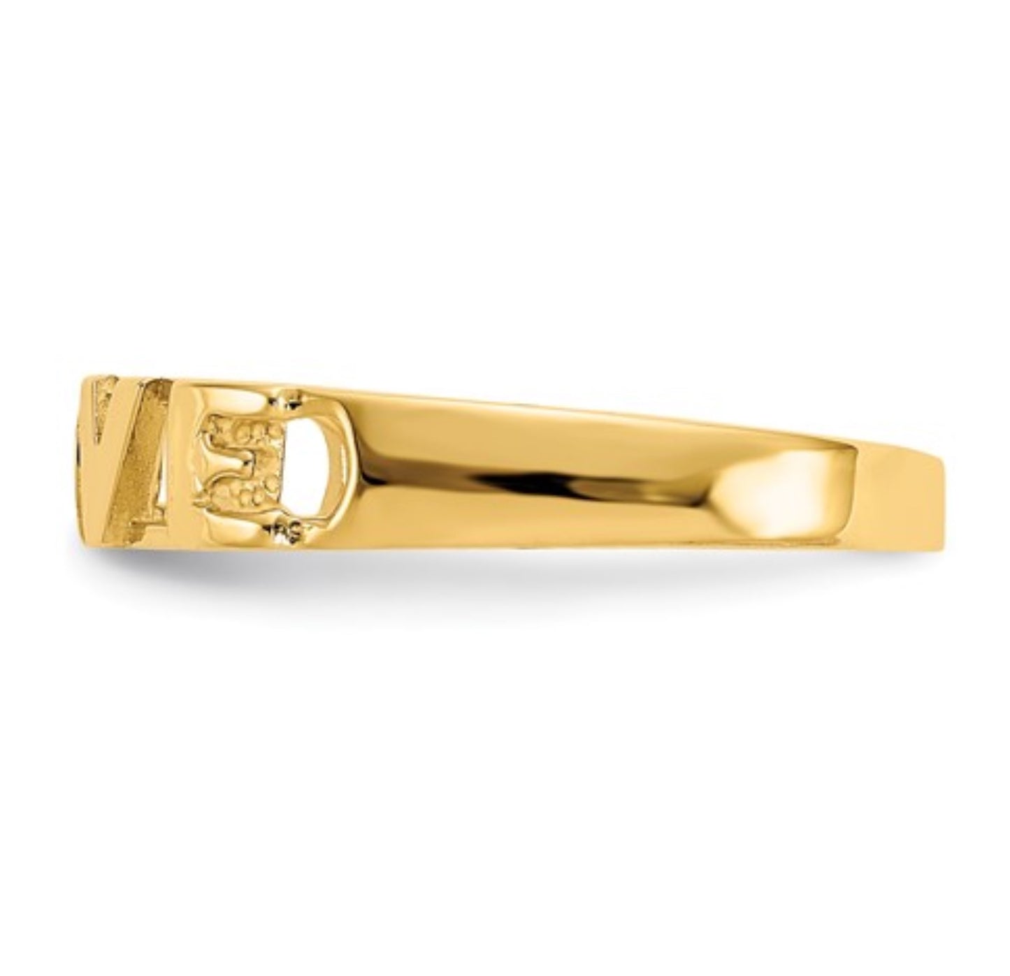 14k Yellow Gold Love Ring