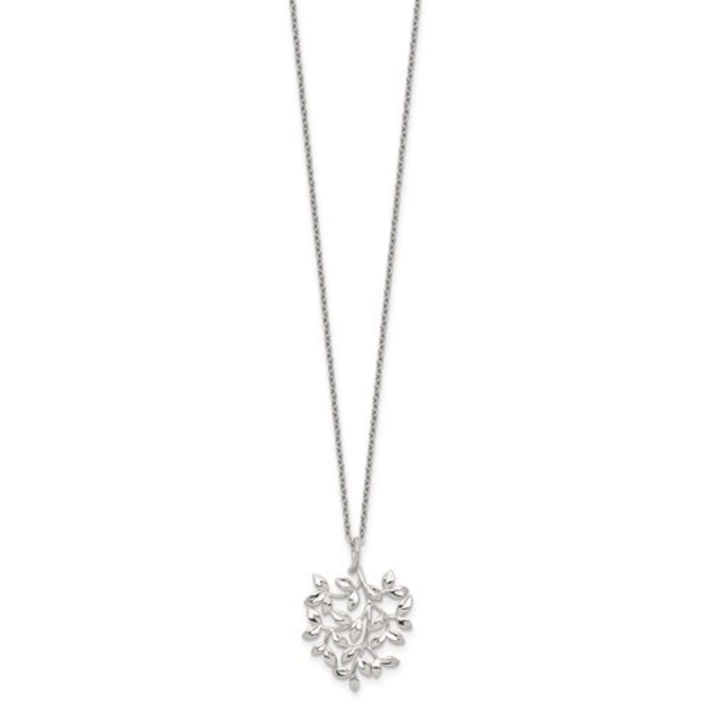 Sterling Silver Leaf Necklace
