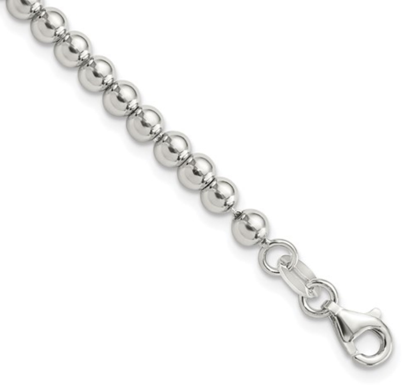 Sterling Silver Mirror Ball Bracelet