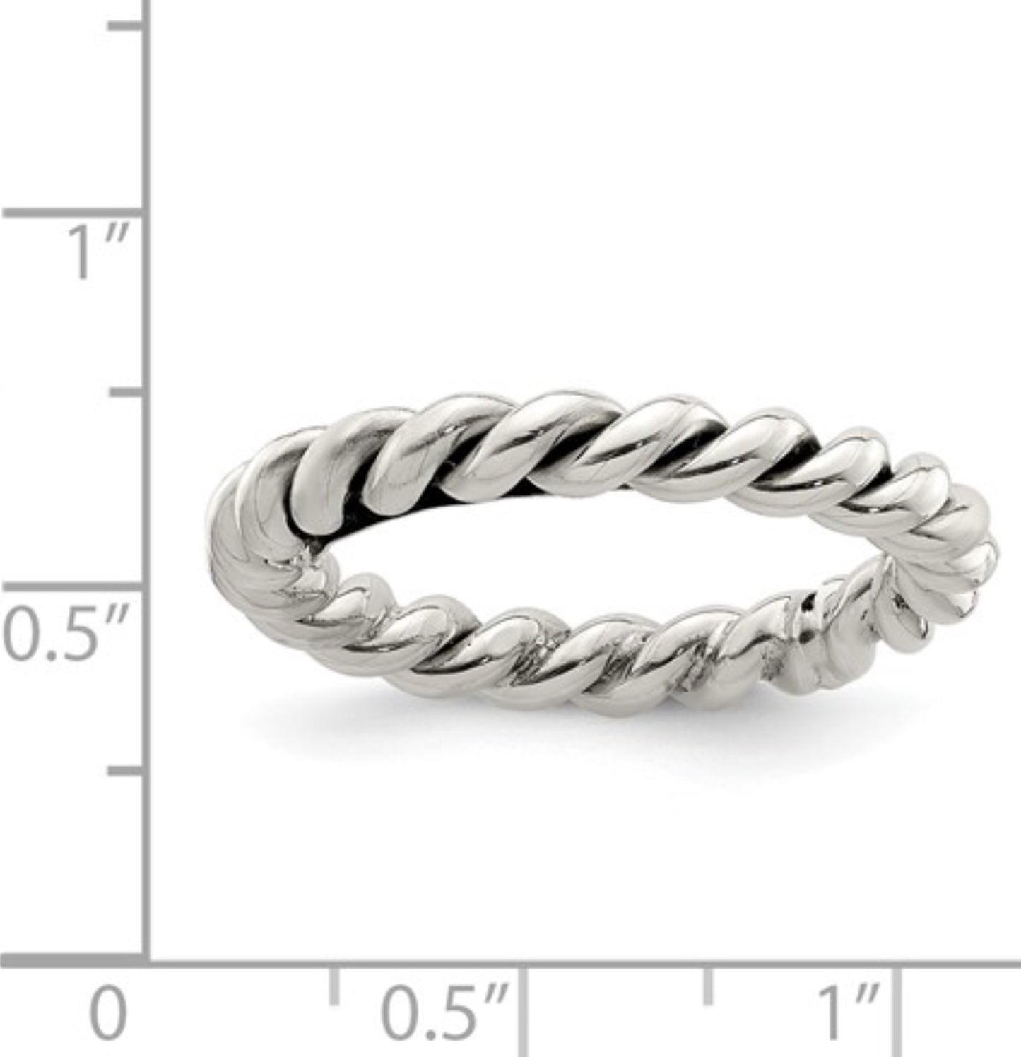 Sterling Silver Twisted Ring