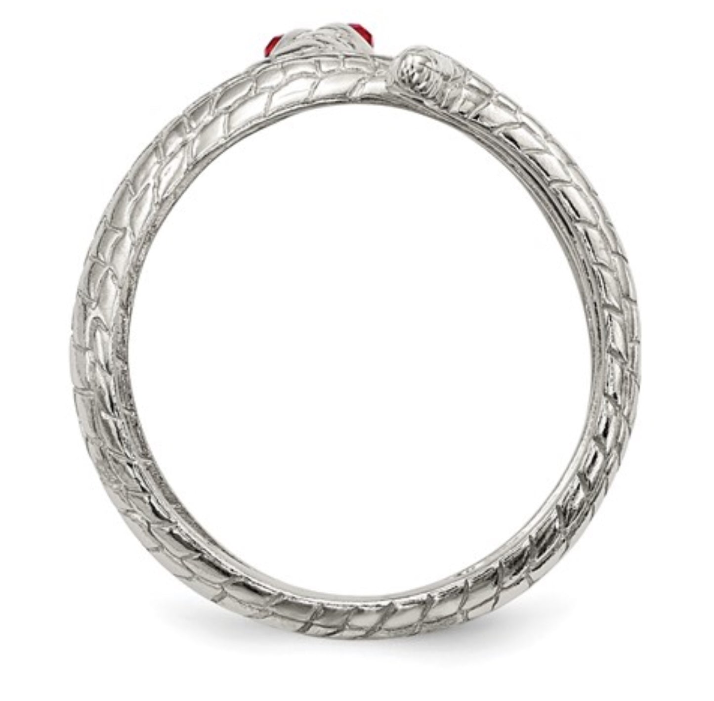 Sterling Silver Snake Ring
