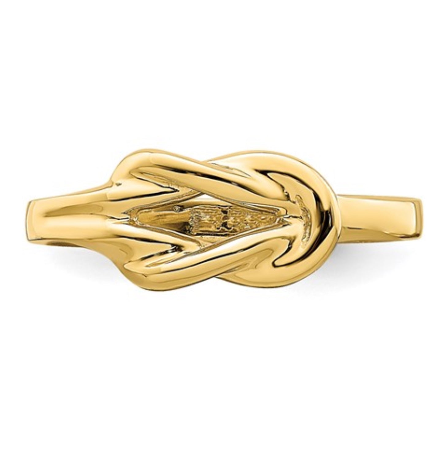 14k Yellow Gold Love Knot Ring