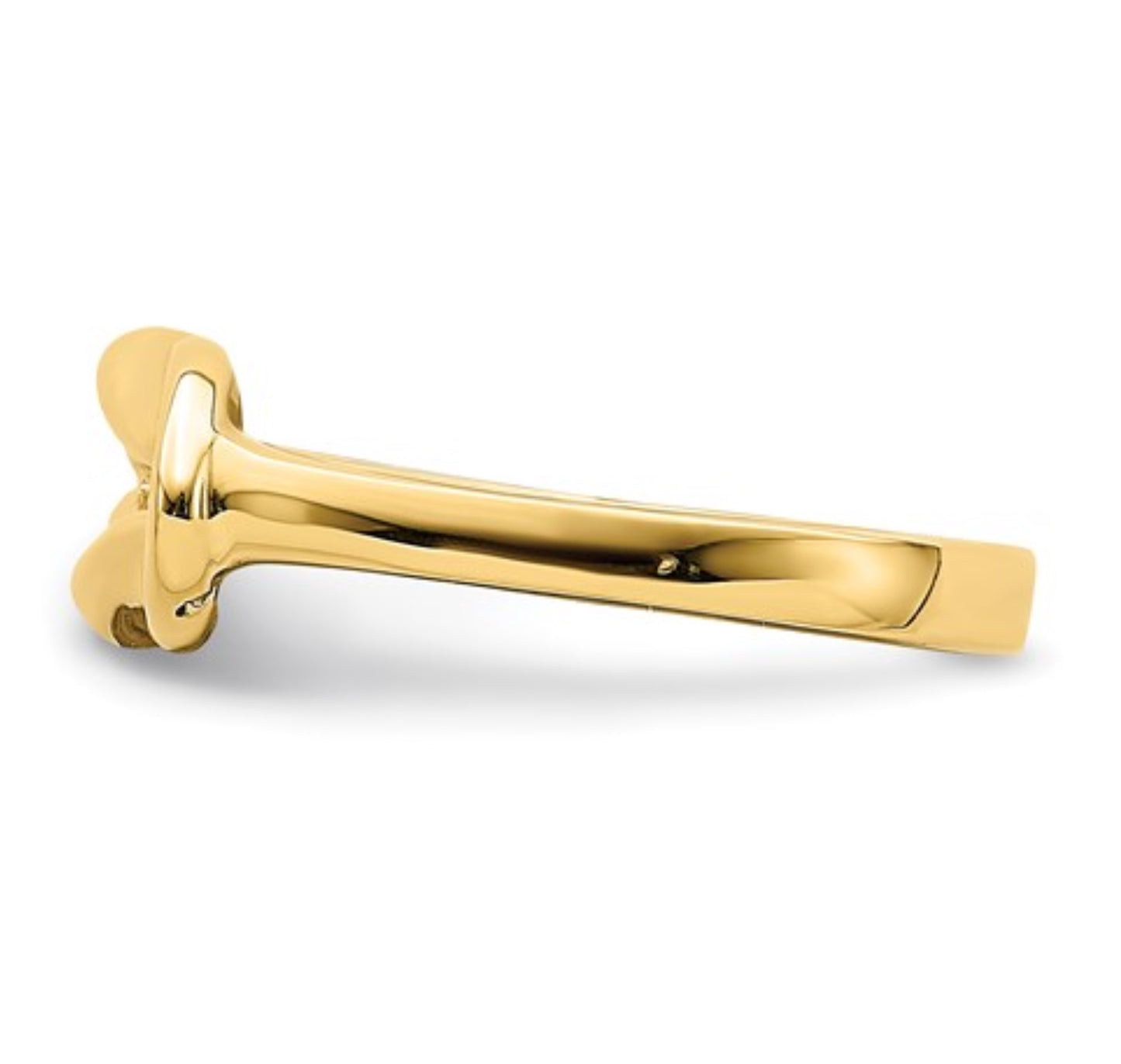 14k Yellow Gold Love Knot Ring