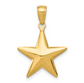 14k Yellow Gold Star Pendant
