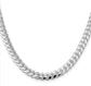 Sterling Silver 7mm Domed Curb Chain