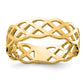 14k Yellow Gold Cut Out Ring