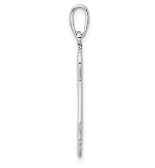 Sterling Silver Bone Pendant