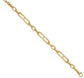 14k Yellow Gold Extra Large Paperclip Bracelet