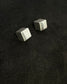 Sterling Silver Cube Studs