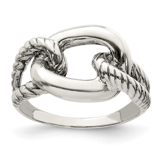 Sterling Silver Oversized Link Ring