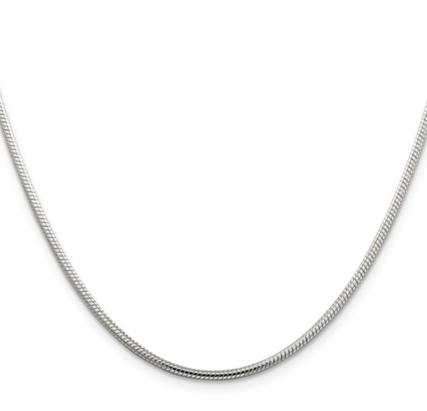 Sterling Silver 2mm Snake Chain