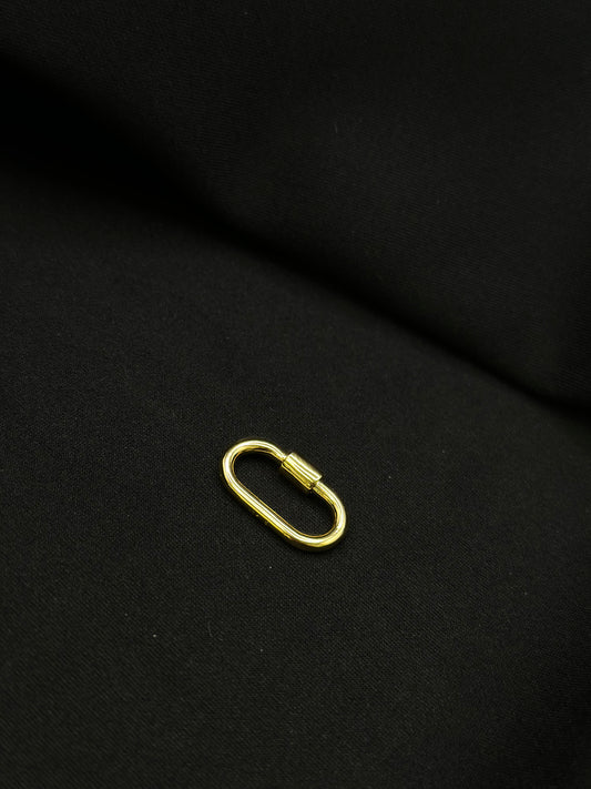 The Gold Plated Sterling Silver Lock Pendant