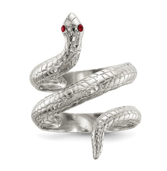Sterling Silver Snake Ring