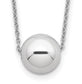 Sterling Silver Mirror Ball Necklace
