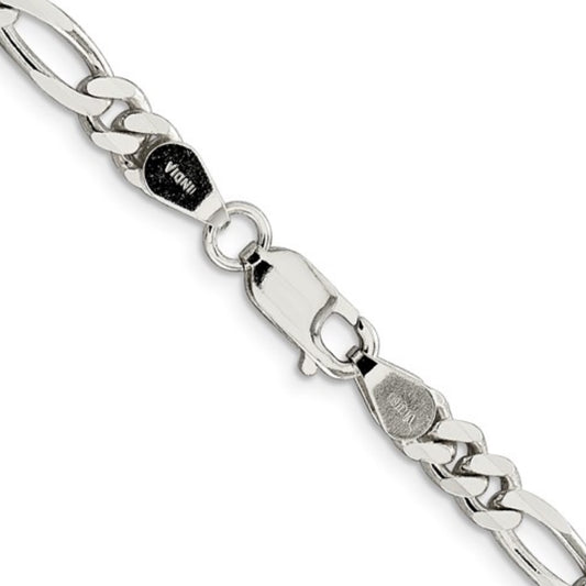 Sterling Silver 5.5mm Figaro Chain