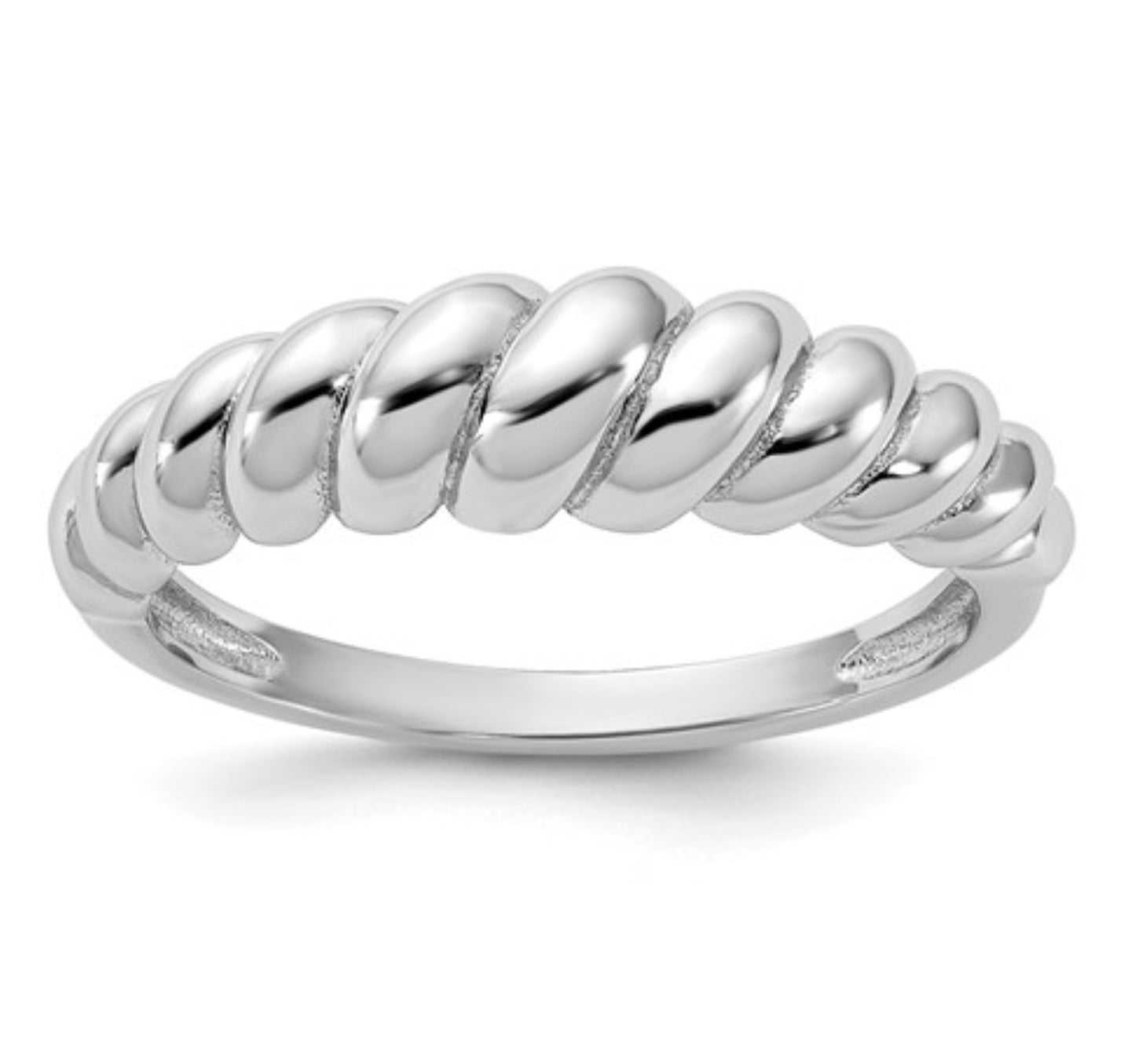 Sterling Silver Twisted band Ring