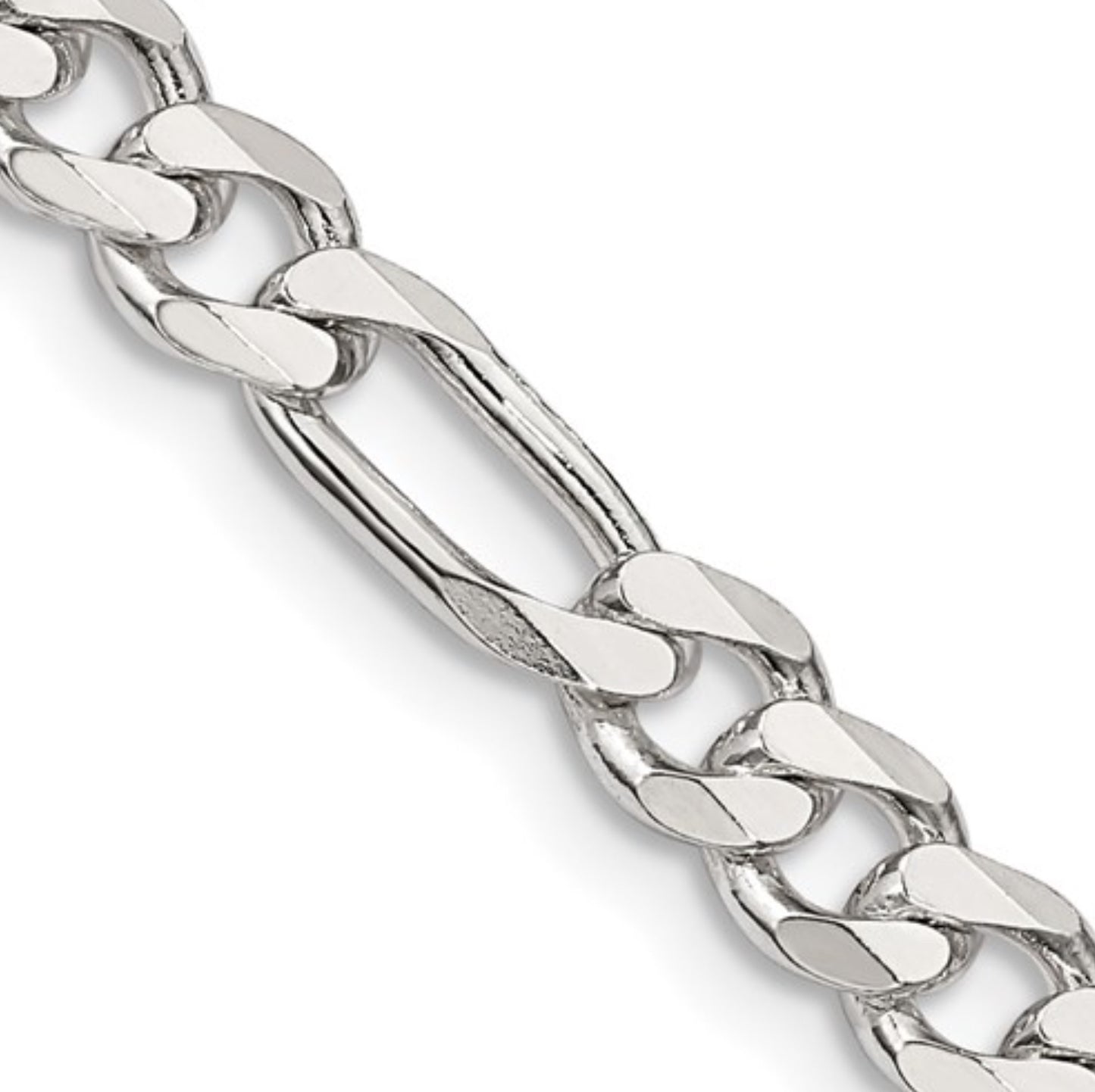 Sterling Silver 5.5mm Figaro Chain