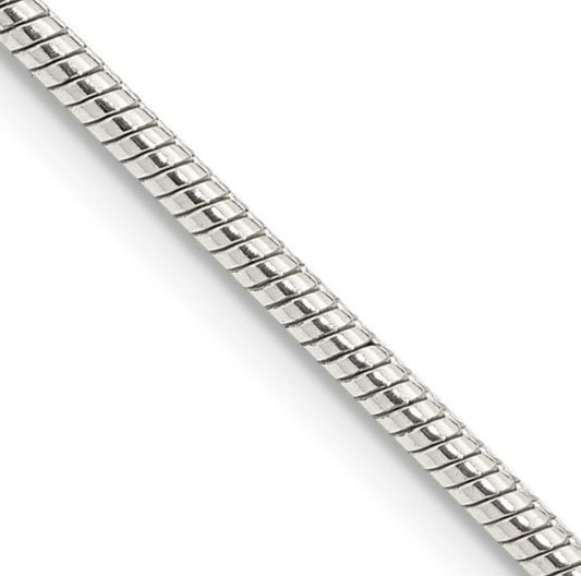Sterling Silver 2mm Snake Chain