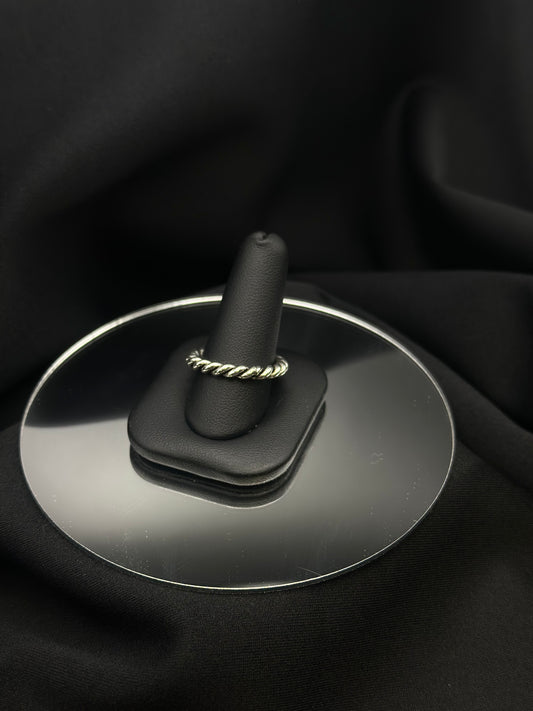 Sterling Silver Twisted Ring