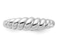 Sterling Silver Twisted band Ring