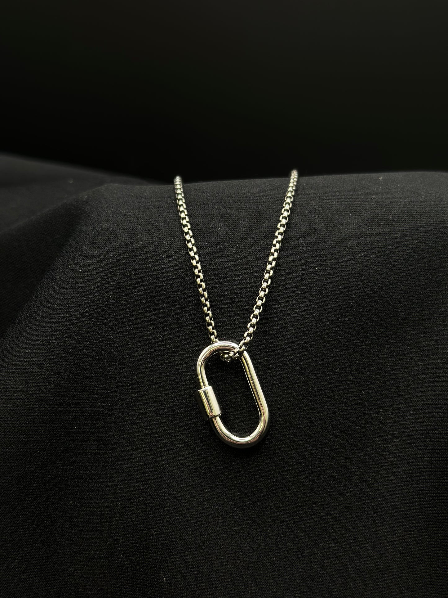 The Sterling Silver Lock Pendant