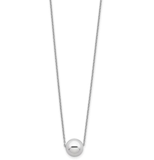 Sterling Silver Mirror Ball Necklace