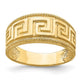 14k Yellow Gold Greek Key Ring