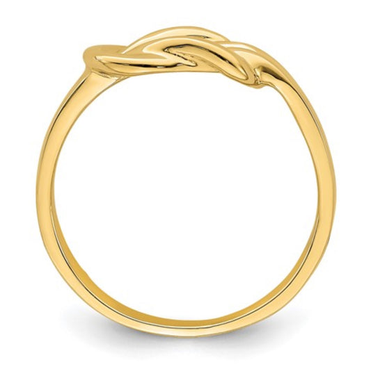 14k Yellow Gold Love Knot Ring