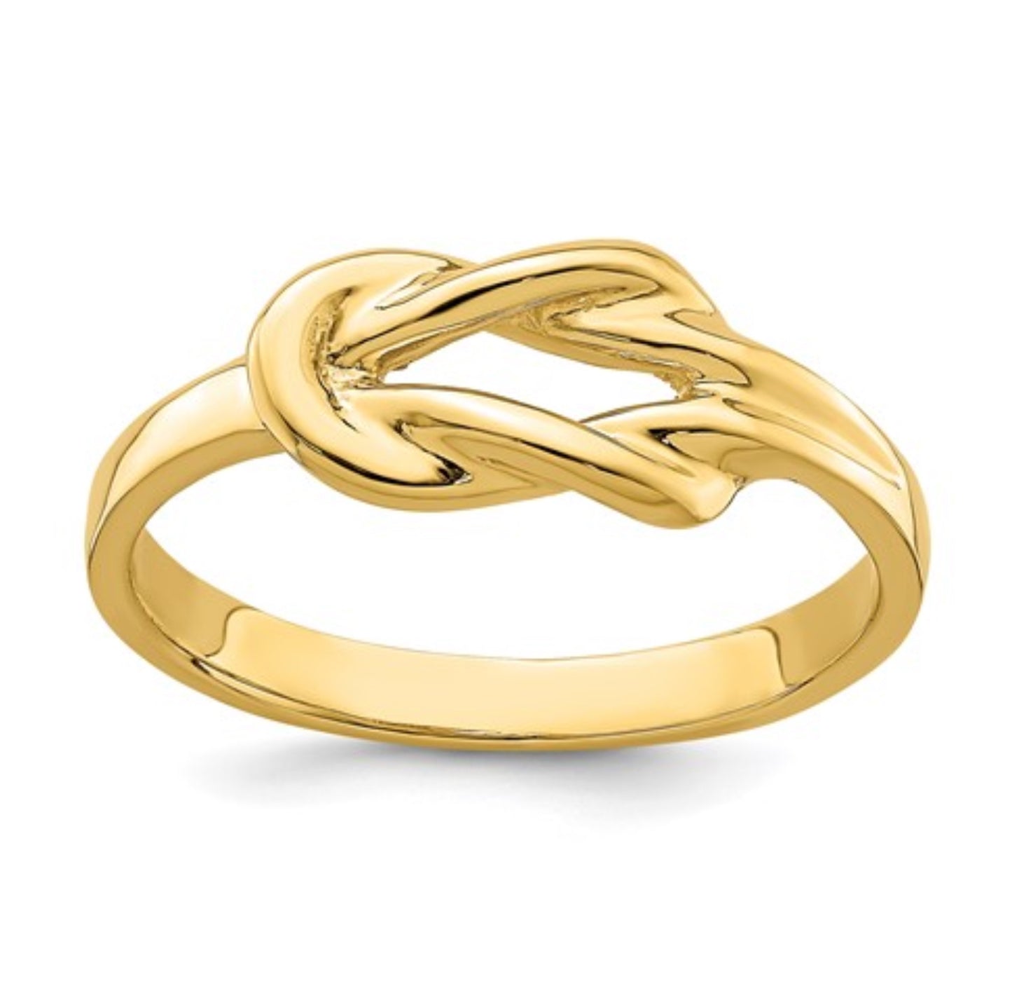 14k Yellow Gold Love Knot Ring