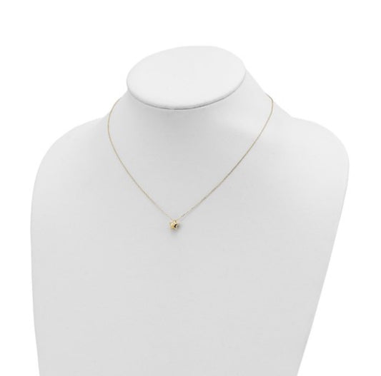 14k Yellow Gold Star Necklace