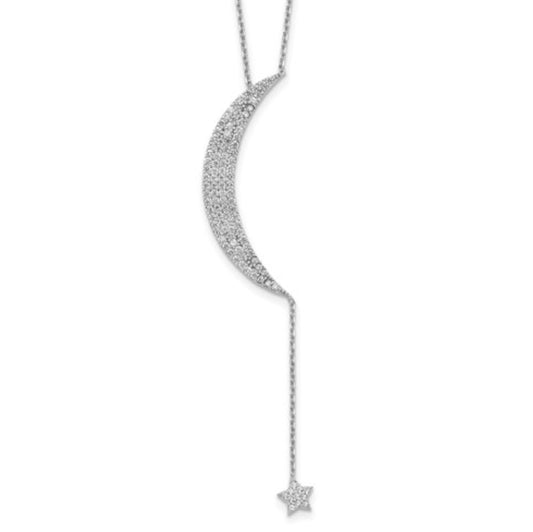 Sterling Silver Falling Star Necklace
